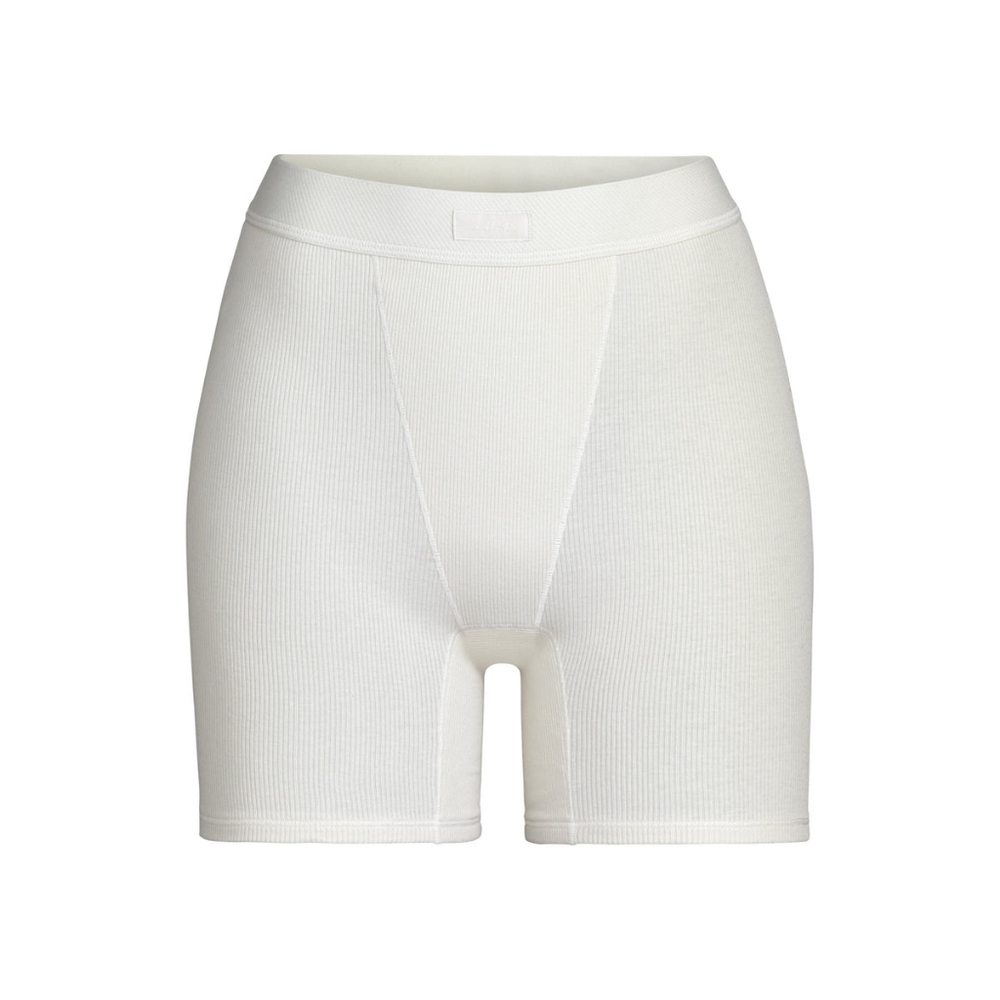 Skims Cotton Rib Boxers - Picture 4 of 8